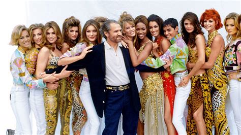 versace modelle anni 90|gianni versace.